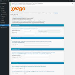 Page screenshot: Rezgo