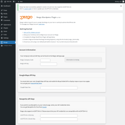 Page screenshot: Rezgo