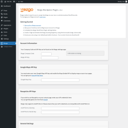 Page screenshot: Rezgo