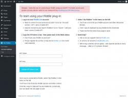 Page screenshot: My Riddles → Account Settings