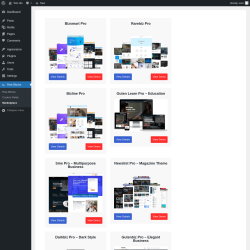 Page screenshot: Rise Blocks → Marketplace