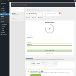 Page screenshot: Robin Image Optimizer