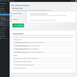 Page screenshot: Rocketship SEO &rarr; XML Sitemap