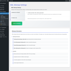 Page screenshot: Rocketship SEO &rarr; XML Sitemap