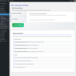 Page screenshot: Rocketship SEO &rarr; XML Sitemap