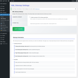Page screenshot: Rocketship SEO &rarr; XML Sitemap