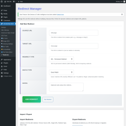 Page screenshot: Rocketship SEO &rarr;  Redirects