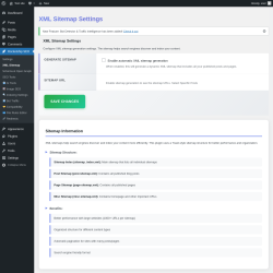 Page screenshot: Rocketship SEO &rarr; XML Sitemap
