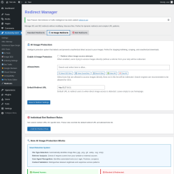 Page screenshot: Rocketship SEO &rarr;  Redirects &rarr; 
                 AI Image Redirects            
