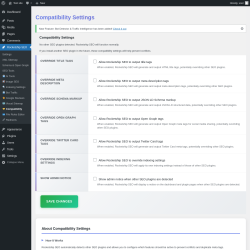 Page screenshot: Rocketship SEO &rarr;  Compatibility