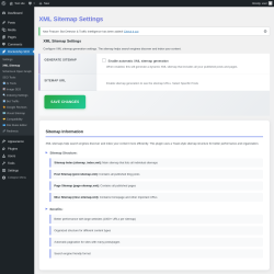 Page screenshot: Rocketship SEO &rarr; XML Sitemap