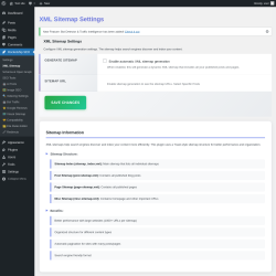 Page screenshot: Rocketship SEO &rarr; XML Sitemap