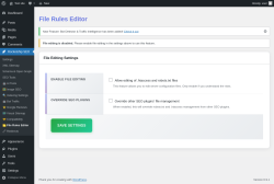 Page screenshot: Rocketship SEO &rarr; 📁 File Rules Editor