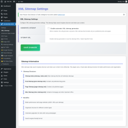 Page screenshot: Rocketship SEO &rarr; XML Sitemap