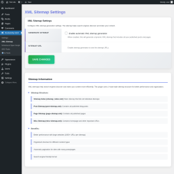Page screenshot: Rocketship SEO &rarr; XML Sitemap