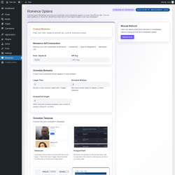 Page screenshot: Romence