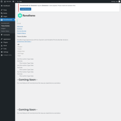 Page screenshot: RomethemeKit → Theme Builder