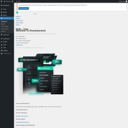Page screenshot: RomethemeKit