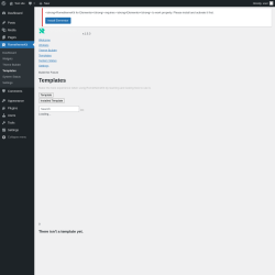 Page screenshot: RomethemeKit → Templates