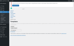 Page screenshot: RomethemeKit → Templates