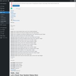 Page screenshot: RTMKit → System Status