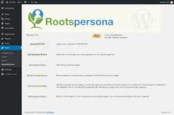 Page screenshot: Tools &rarr; RootsPersona