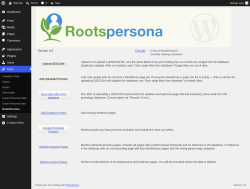 Page screenshot: Tools &rarr; RootsPersona