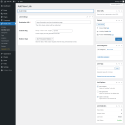 Page screenshot: Royal Links &rarr; Add New Link