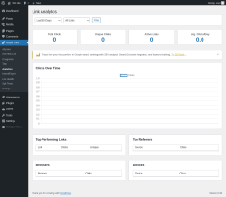 Page screenshot: Royal Links &rarr; Analytics