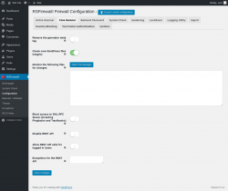 Page screenshot: RSFirewall! → Configuration → Core Scanner