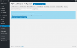 Page screenshot: RSFirewall! → Configuration → Two Factor Authentication