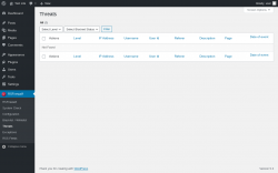 Page screenshot: RSFirewall! → Threats