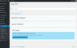 Page screenshot: RSFirewall! → System Check