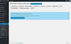 Page screenshot: RSFirewall! → Configuration → Two Factor Authentication