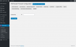 Page screenshot: RSFirewall! → Configuration → Updates