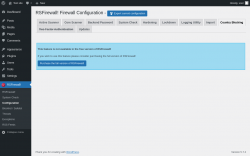 Page screenshot: RSFirewall! → Configuration → Country Blocking