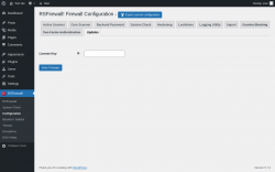 Page screenshot: RSFirewall! → Configuration → Updates