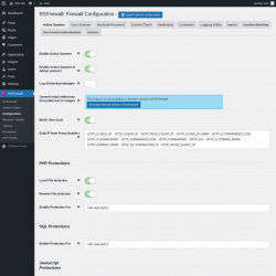 Page screenshot: RSFirewall! → Configuration
