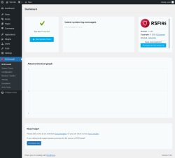 Page screenshot: RSFirewall!