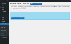 Page screenshot: RSFirewall! → Configuration → Two Factor Authentication