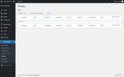 Page screenshot: RSFirewall! → Threats