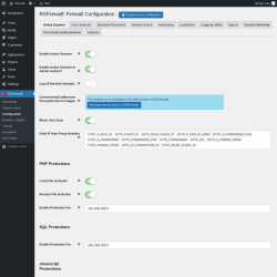 Page screenshot: RSFirewall! → Configuration