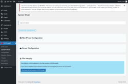 Page screenshot: RSFirewall! → System Check