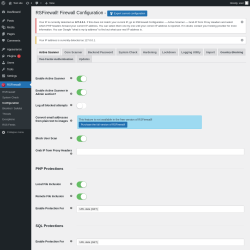 Page screenshot: RSFirewall! → Configuration