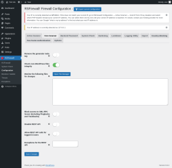 Page screenshot: RSFirewall! → Configuration → Core Scanner