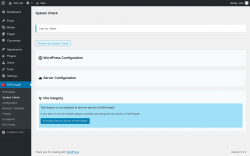 Page screenshot: RSFirewall! → System Check