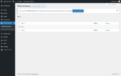 Page screenshot: RSS Archives