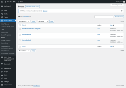 Page screenshot: RSVP Events → Forms