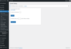 Page screenshot: RSVP Events → Event Setup