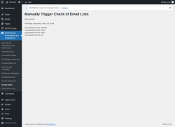 Page screenshot: RSVP Email Newsletters and Notifications → Group Email